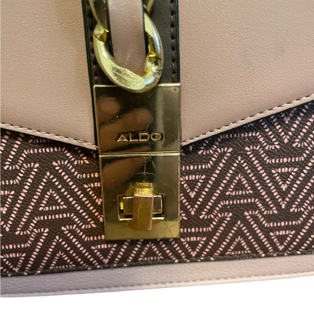 Authentic Aldo Gold Plated Chain Pink Design - Picture 16 of 16